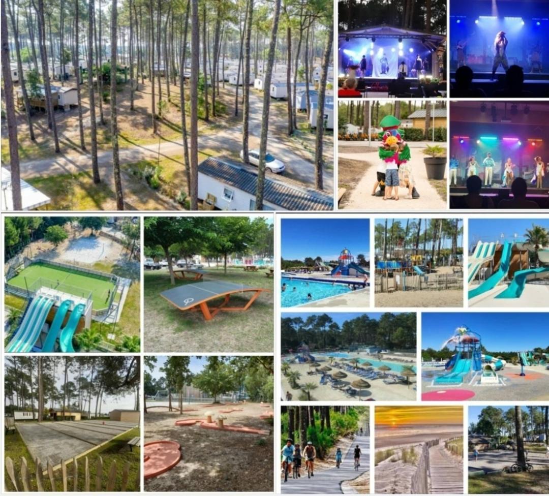 Camping Des Dunes De Contis Mobilhome 3Ch, Сен-Жулиен-ан-Борн Екстериор снимка